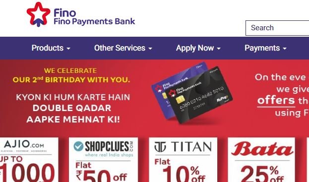fino payment bank CSP fino payment bank CSP