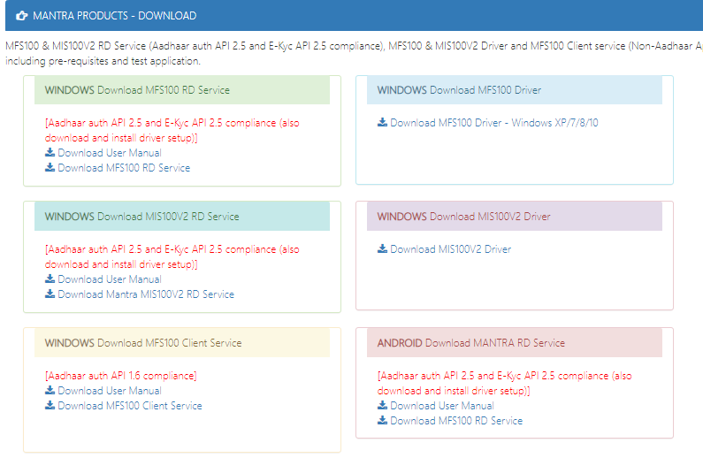 Mantra Mfs100 Device Driver Download