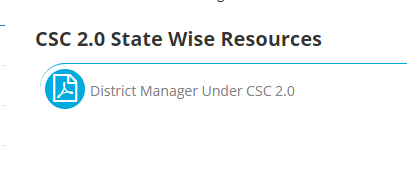 CSC District Manager