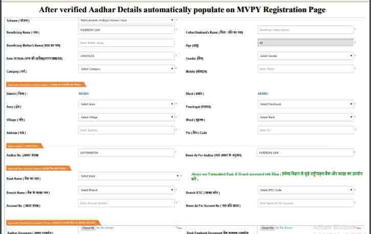 Old Age Pension Form