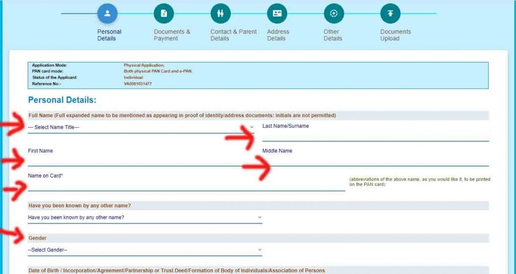 Online csc uti pan card correction