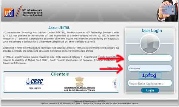 uti psa login