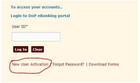 post offine net banking