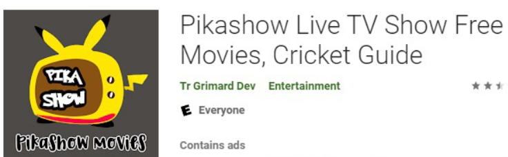 pikashow apk download for android