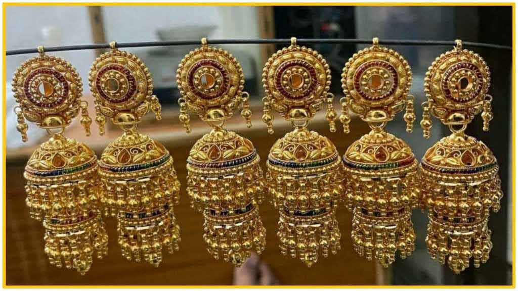 Gold-Rajputi-Jhumke